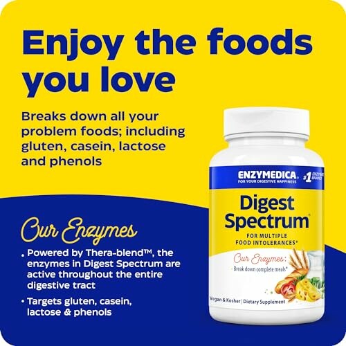 Digest Spectrum supplement for food intolerances.