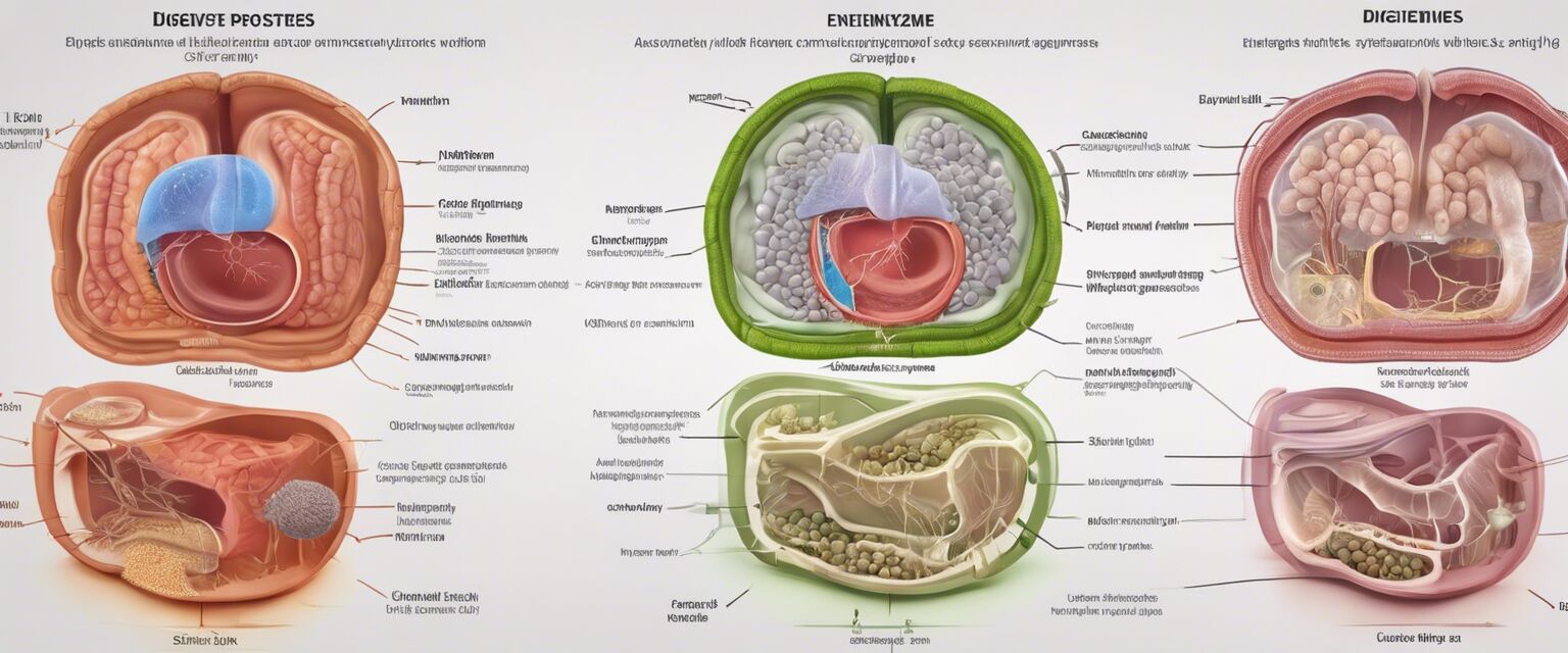 The digestion process and role of enzymes